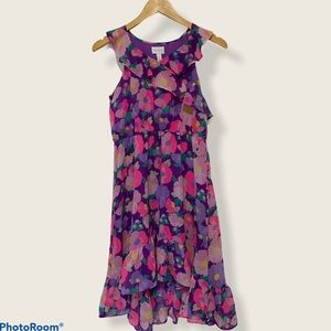 *SOLD* Floral Girls XXL/16 Ruffled dress
